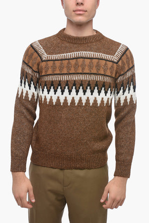 Pullover RAGLAN NORVEGESE Aus Alpaka-Mix