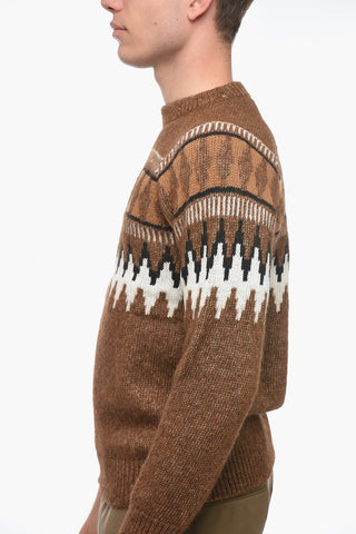 Pullover RAGLAN NORVEGESE Aus Alpaka-Mix