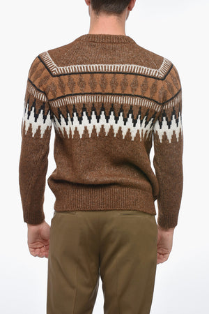 Pullover RAGLAN NORVEGESE Aus Alpaka-Mix