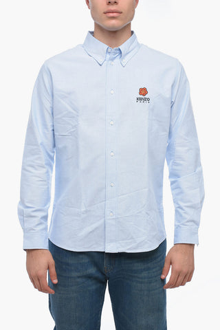 Long Sleeved BOKE FLOWER Shirt With Embroidered Logo