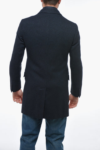 CC COLLECTION Wool Blend Coat with Removable Chest Piece