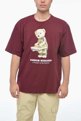 T-Shirt RANDOM WORKSHOP BEAR con Stampa Grafica
