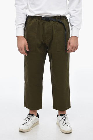 Cotton LOOSE TAPERED Pants With Drawstrings
