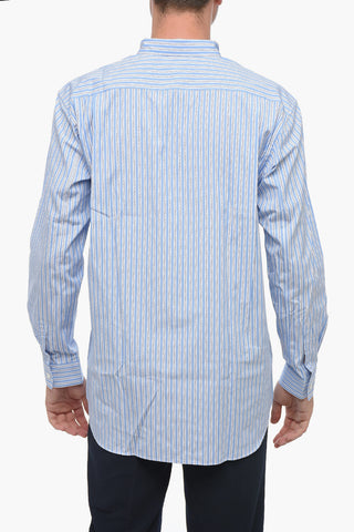 SHIRT Poplin Cotton Pinstriped Shirt