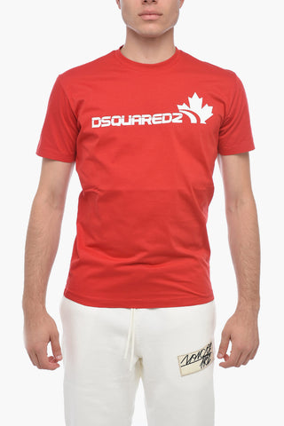 Crew Neck Cool Fit T-Shirt with Printed Logo