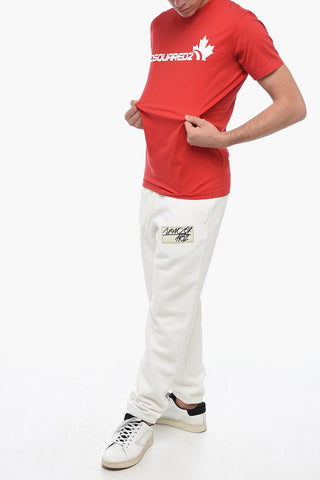 Crew Neck Cool Fit T-Shirt with Printed Logo