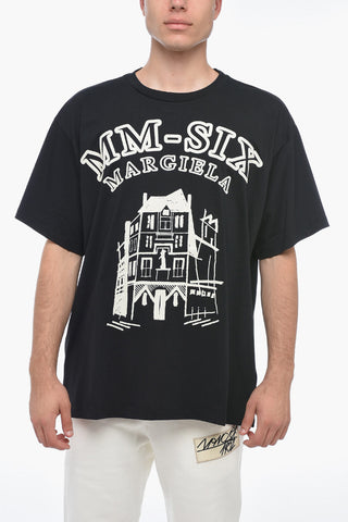 MM6 Crew Neck MAISON Cotton T-Shirt