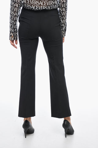 Staright Fit Wool Blend Chinos Pants