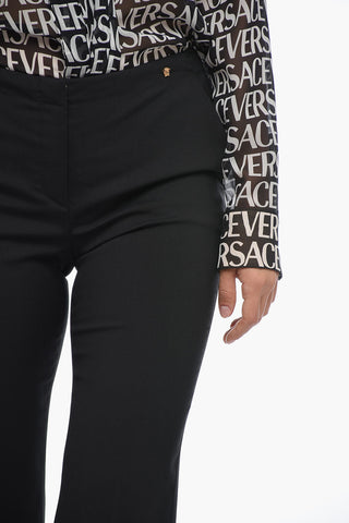 Staright Fit Wool Blend Chinos Pants