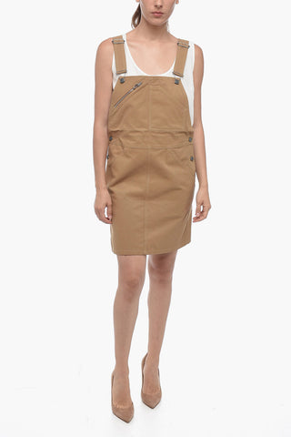 Overall Dress with Square Neckline