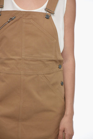 Overall Dress with Square Neckline