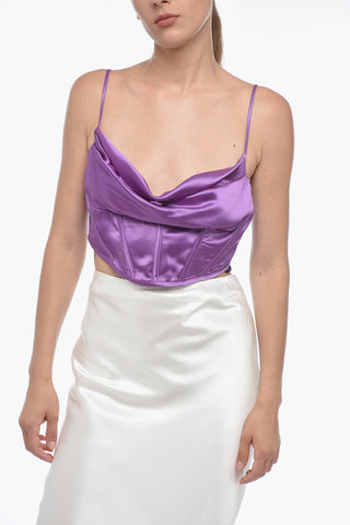 Crop Top CELIA con Collo ad Anello