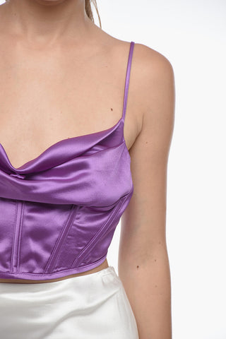 Crop Top CELIA con Collo ad Anello