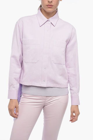 Flax Blend MARINA Cropped Fit Shirt