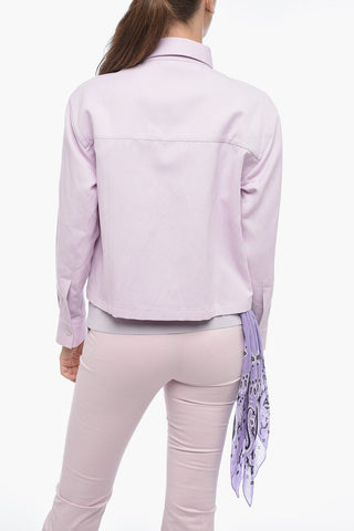 Flax Blend MARINA Cropped Fit Shirt