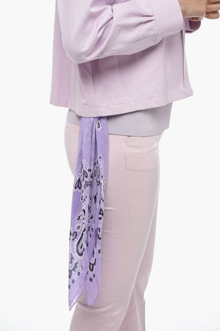 Flax Blend MARINA Cropped Fit Shirt