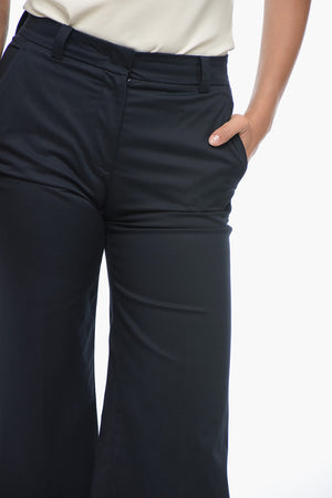 Wide-Leg Chino Pants MELODY with Concealed Closure