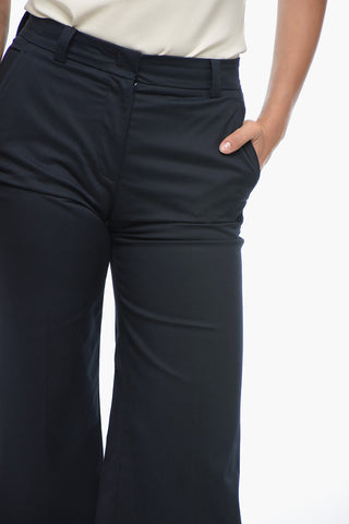 Wide-Leg Chino Pants MELODY with Concealed Closure
