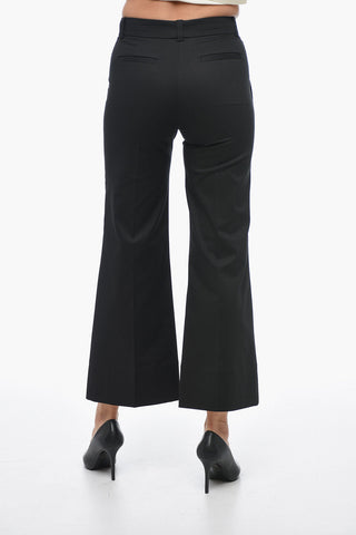 Chino Trousers MELODY Wide-Leg with Concealed Fastening