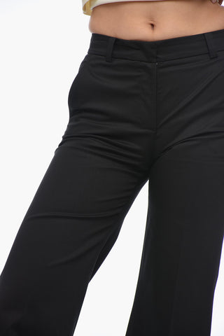 Chino Trousers MELODY Wide-Leg with Concealed Fastening
