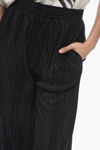 MM6 Wide-leg Pleated Pants