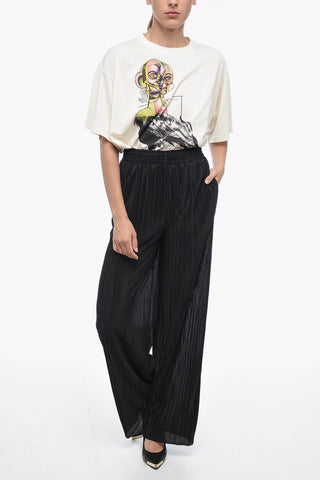 MM6 Wide-leg Pleated Pants