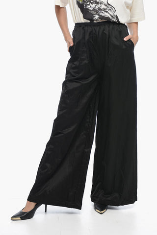 MM6 Hose mit weitem Bein aus Viskose-Mix
