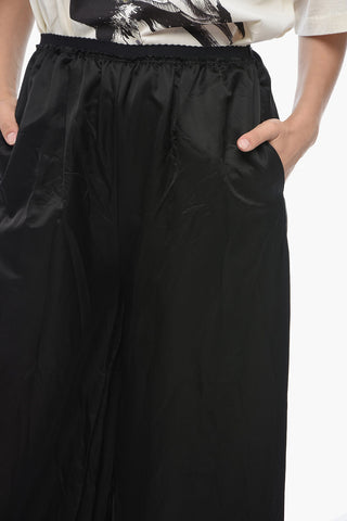 MM6 Hose mit weitem Bein aus Viskose-Mix