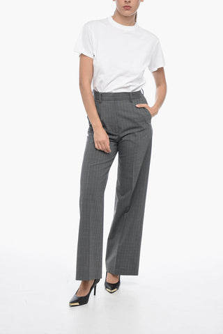 MM6 High-waisted Pinstriped Pants
