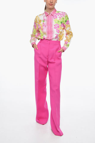 PP Wool and Silk Palazzo Pants
