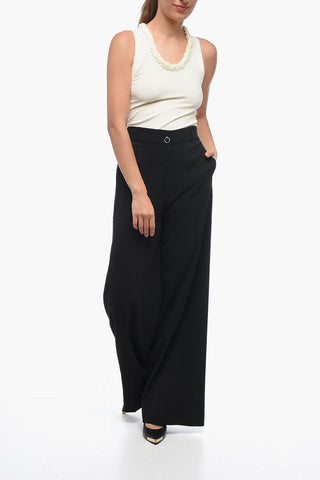 Palazzo Pants with Hidden Closure