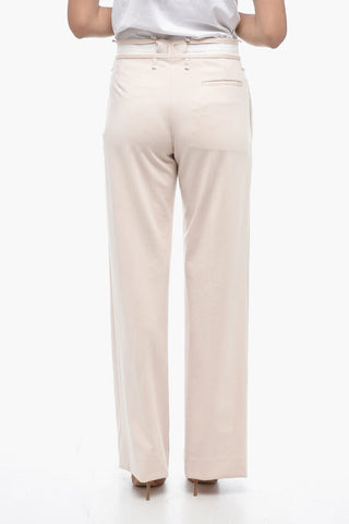 MM6 Deconstructed Wide-Leg Trousers