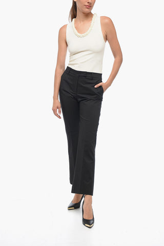 Cropped Fit NELLIE Pants with Bootcut Bottom