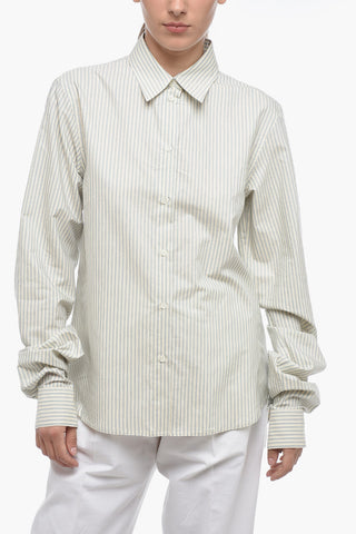 MM6 Striped Cotton Shirt Balanced