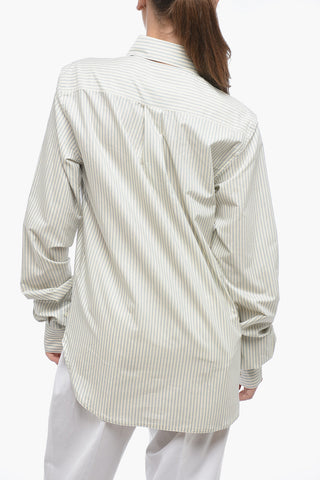 MM6 Striped Cotton Shirt Balanced