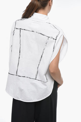 MM6 Cotton GARMENT BAG Shirt with Print
