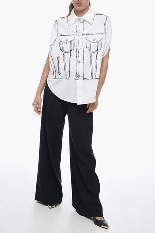 MM6 Cotton GARMENT BAG Shirt with Print