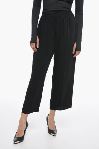 MM6 Pantaloni Gaucho con Elastico in Vita
