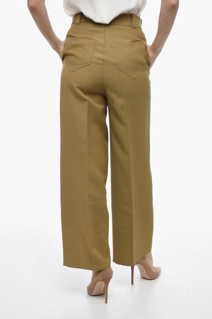 4-Pocket Cropped-Fit Wool-Blend Trousers