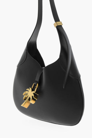 Borsa a Tracolla in Pelle con Palma Dorata