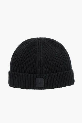 Beanie in Tinta Unita a Costine