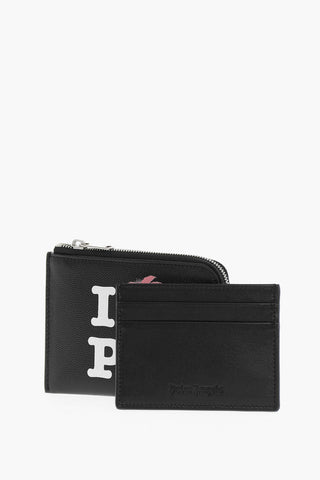 Saffiano Leather I LOVE PA Card Holder with Zip Closure