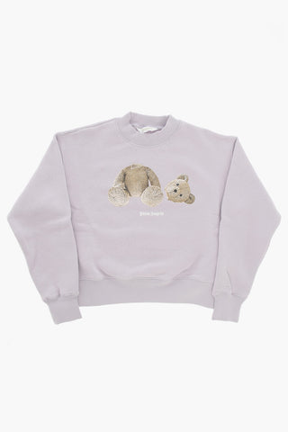 Cotton Crew-Neck Sweatshirt with Print