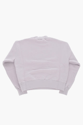 Cotton Crew-Neck Sweatshirt with Print