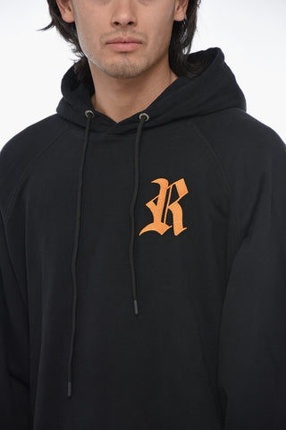 Oversize Fit Hoodie With Logo Patch