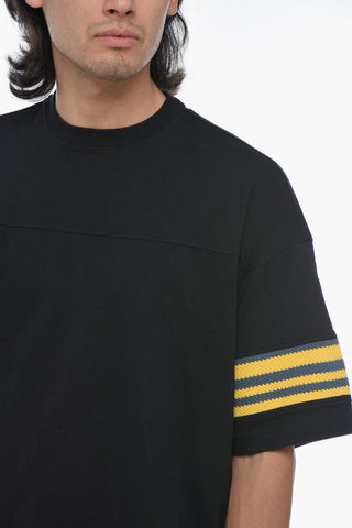 Oversized T-shirt with Striped Detail