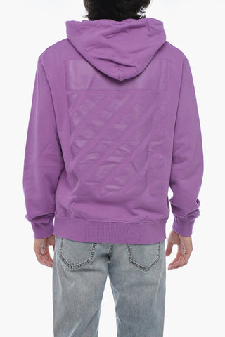 Tone on Tone Print DIAG TAB Hoodie