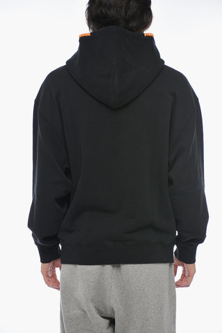Embroidered Detail STITCH CROSS Hoodie