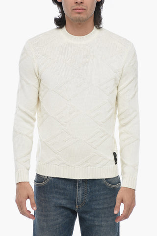 Maglia Jaquarde con Motivo Monogram FF