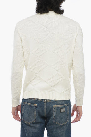 Maglia Jaquarde con Motivo Monogram FF